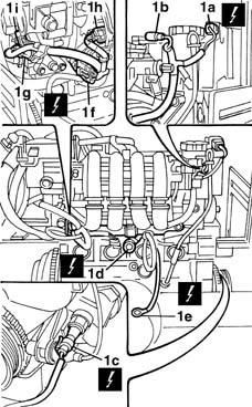 Toothed timing belt - r r with engine removed
