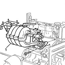 Toothed timing belt - r r with engine removed