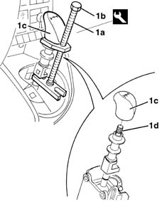 Gear lever knob - r + r
