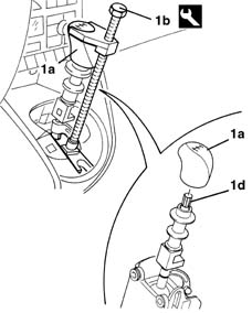 Gear lever knob - r + r