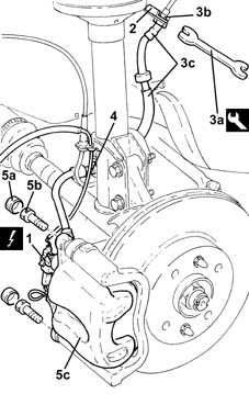 FRONT BRAKE CALIPER (one) - R.R.