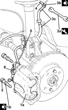 FRONT BRAKE CALIPER (one) - R.R.
