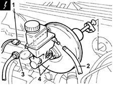 Brake servo/brake pump assembly - r r