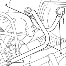 Vacuum pipe for brake servo - r+r