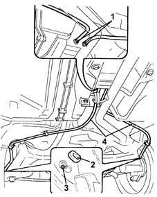 Handbrake cable - r+r