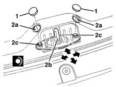 Tailgate lock striker - r+r