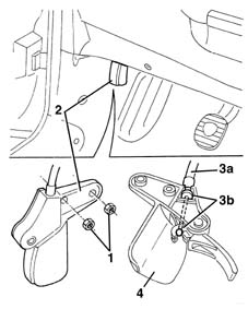 Boot lid opening lever - r+r