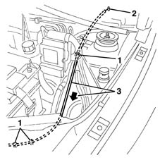 Bonnet lid opening control - repair