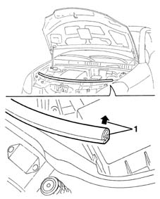 Bonnet lid anti-wind noise seal - r+r