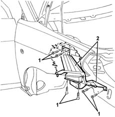 R.R. FRONT WING MOUNTING BRACKET