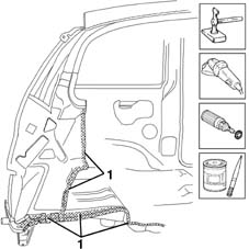 R.R. REAR WHEEL ARCH LINER