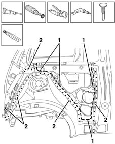 R.R. REAR WING FRAME