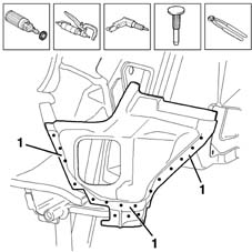 Rear wing lower reinforcement