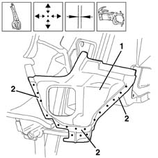 Rear wing lower reinforcement
