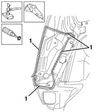Tail light seat