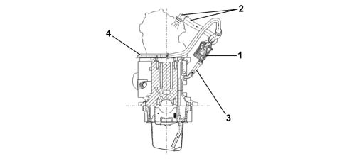Crankcase vapour/gas recirculation system