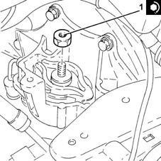 Gear box left rigid mount - r r