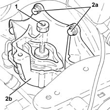 Gearbox side mount flexible block - replace