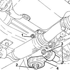 Power unit lower reaction link r r