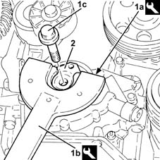 Timing system cover oil seal - replace