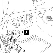 Brake pedal switch - r r