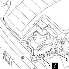 Engine oil pressure warning light switch - r + r