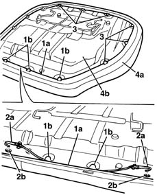 Split BACKREST COVER, (single), removed - Replacement