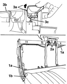 Rear seat/ backrest. - movement control LEVERS R.R.