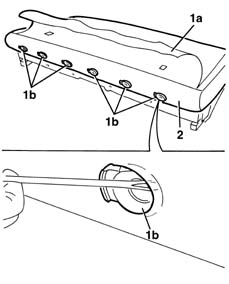 Rear seat BACKREST COVER - R.R.