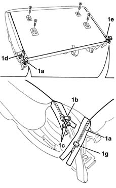 Rear seat BACKREST COVER - R.R.