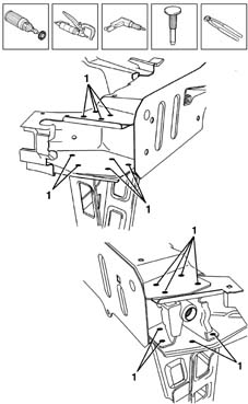 R.R. WING LOWER CROSSMEMBER