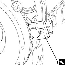 Engine - position on stand and remove