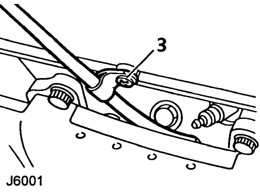 Rocker cover gasket - left hand – Remove plenum chamber. See FUEL SYSTEM, Repair, plenum chamber