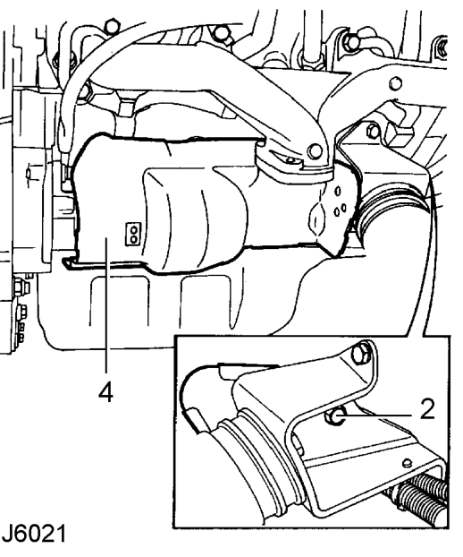Knock sensor - rh – Raise vehicle on ramp [hoist].