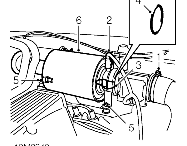 Refit air cleaner – Connect air intake hose and tighten clip.