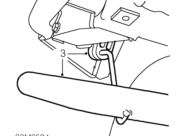Refit refit – Remove 2 nuts securing tail pipe to intermediate pipe.