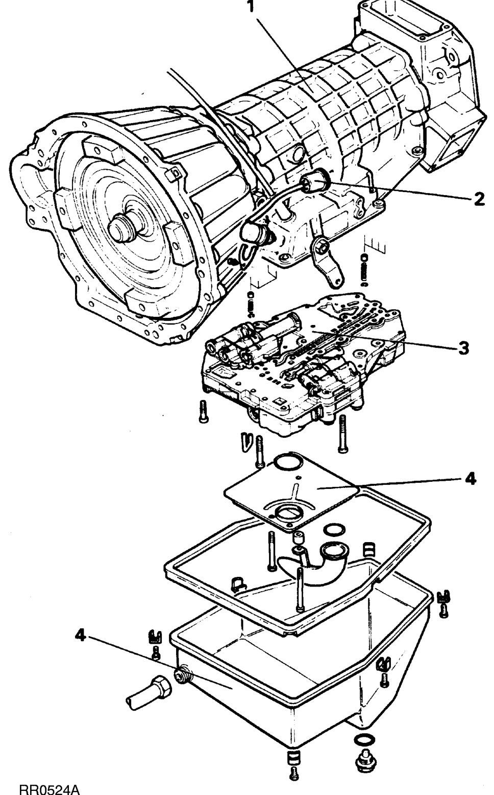 Automatic gearbox assembly