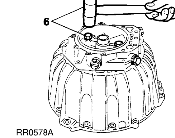 Refit gearbox/transfer box assembly.