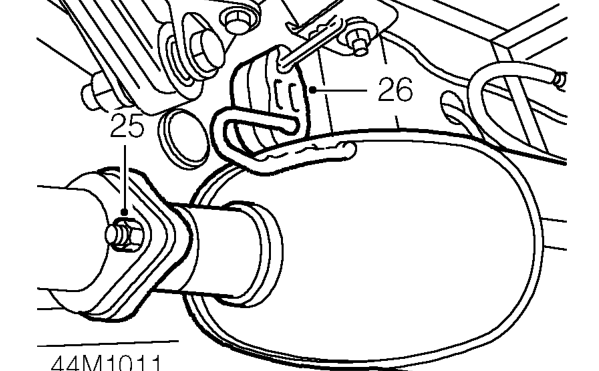 Remove catalyst heat shields.
