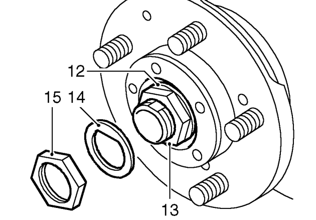 Refit differential assembly – Fit hub assembly to stub axle. Remove