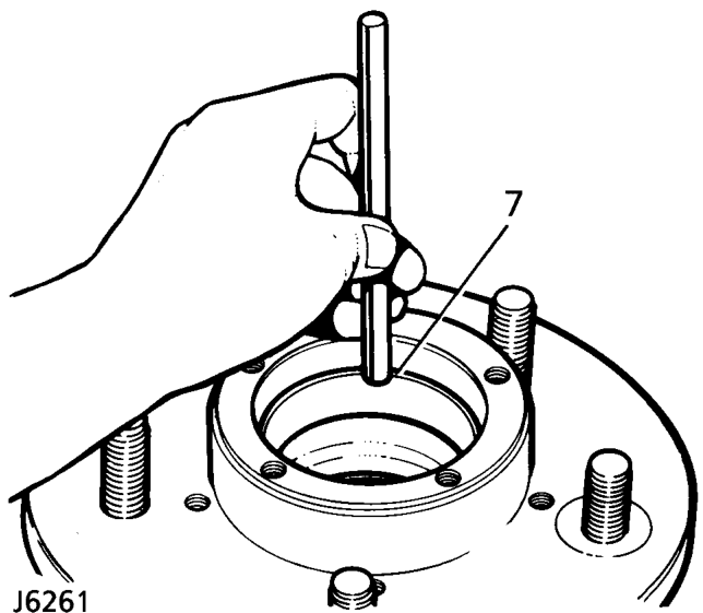 Assemble brake disc to the hub, line up