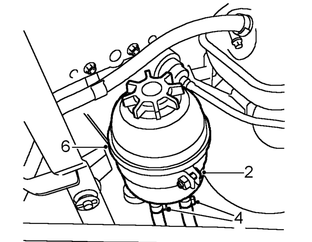 Remove remove – Position container to collect any fluid spillage.