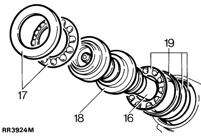 Steering box on a bench. – LRT-57-006.