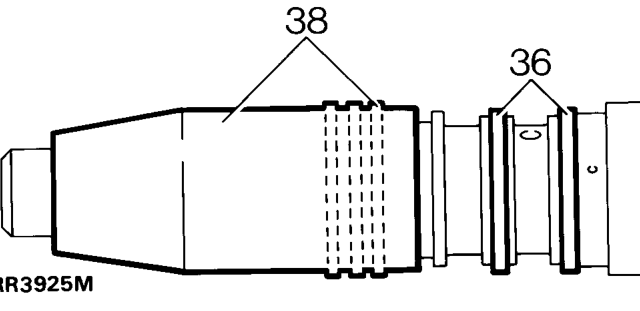 Sector shaft adjuster locknut – NOTE: Any sign of wear makes it essential to fit new valve and worm assembly.