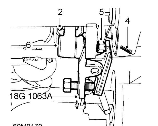 Remove remove – Raise vehicle on a ramp [hoist].