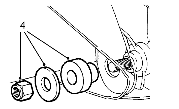 Warning: support on safety stands. – Raise front of vehicle and support axle.