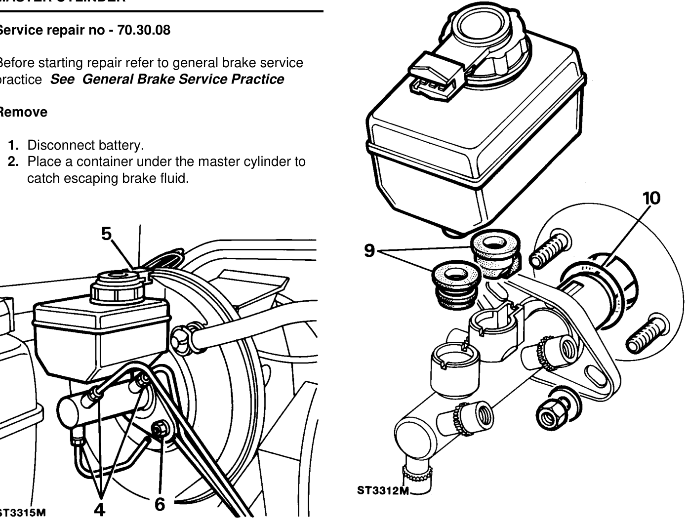 Master cylinder