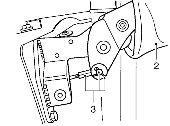 Park brake cable refit – Park vehicle on level ground, chock road wheels and release handbrake. Alternatively, rais