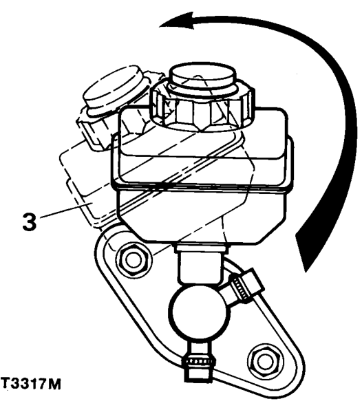 Dismantling master cylinder – Before commencing overhaul procedure thoroughly clean master cylinder and inspect outer su
