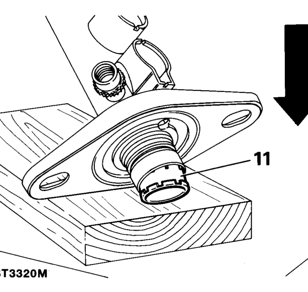 Renewing secondary plunger seals – The secondary plunger assembly will remain at 13. Remove following components from seconda